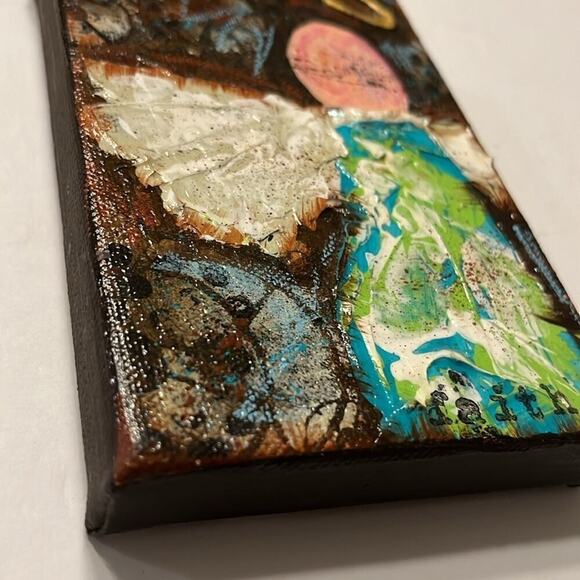 Beautiful Painting of an Angel signed by artist original artwork - Picture 3 of 11